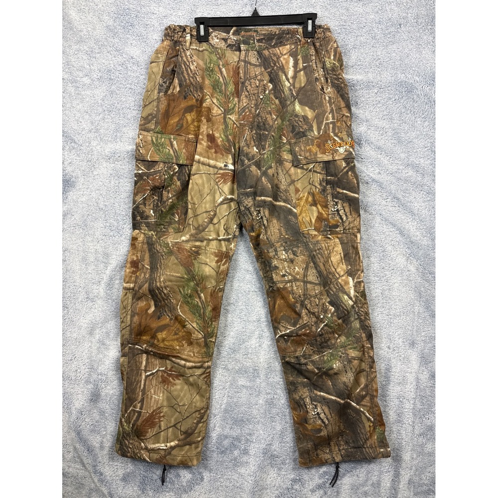 ScentLok Mens Medium Camo Cargo Pants 08420-040 Hunting Tactical Utility Brown